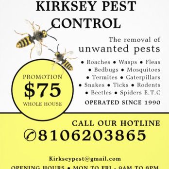 Kirksey Pest Control - Great special this week - Pest Control Near Me Kirksey Pest Control - Great special this week - Pest Control Near Me
