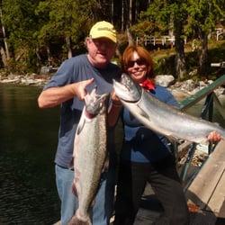 Denham Bay - guests with their catch