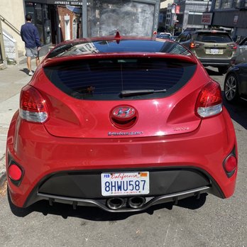 W-- Auto Detailer - The back of my 2013 Hyundai Veloster - Auto Detailing Near Me - San Francisco, California W-- Auto Detailer - The back of my 2013 Hyundai Veloster - Auto Detailing Near Me - San Francisco, California