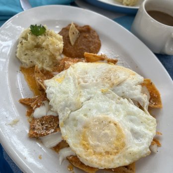 Azul - Egg chilaquiles were phenomenal - Breakfast & Brunch Near Me - Puerto Vallarta, JAL