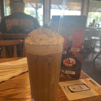 Cracker Barrel Old Country Store - Iced French Toast Latte  Yummy - Southern Near Me - Jacksonville, Florida