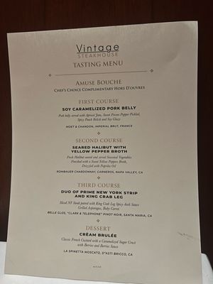 Menu photo 2 Vintage Steakhouse Coarsegold, CA Menu photo 2 Vintage Steakhouse Coarsegold, CA