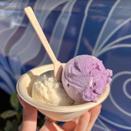 Pineapple Banana and mystery flavor (ube)
