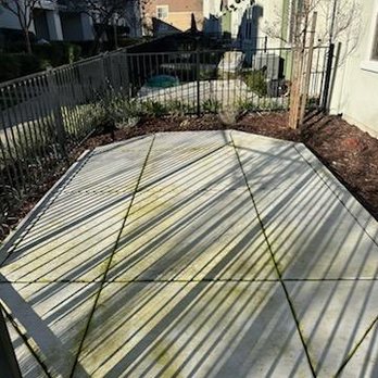 All Year Pressure Washing - Our patios were looking like this, all gross with algae and stains - Pressure Washers Near Me