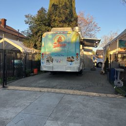 truck outside truck outside