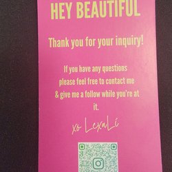 Slayed By Lexa Li - Business card