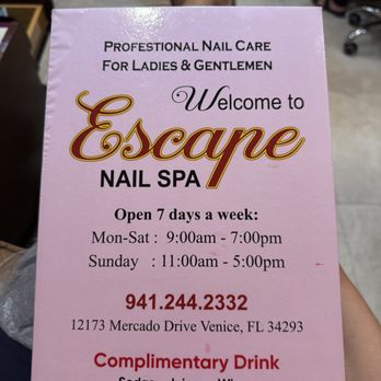 Escape Nail Spa - Address Number - Waxing Near Me - North Port, Florida Escape Nail Spa - Address Number - Waxing Near Me - North Port, Florida