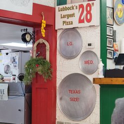 Giorgio's Pizza - Sizes of pizza