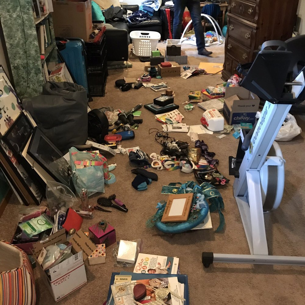 Organizing Experts - The mess she left. - Home Organization Near Me