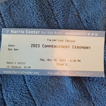 Harris Center/Three Stages - Needed a ticket for entry, even though it was free - Performing Arts Near Me - Folsom, California Harris Center/Three Stages - Needed a ticket for entry, even though it was free - Performing Arts Near Me - Folsom, California