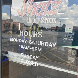 Shotz Liquor Lewisville - Open Monday thru Saturday 10am-9pm!
