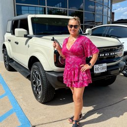 My wife loves her new Bronco. Ain't she fun? My wife loves her new Bronco. Ain't she fun?