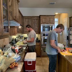LK Culinary - Prep in our kitchen. They arrived 3 hours before meal to get ready.