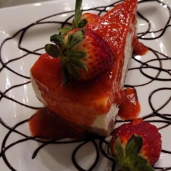 Pour Baby - NEW YORK STYLE CHEESECAKE choice of topping (strawberry and strawberry macerated sauce) - Wine Bars Near Me - Mobile, Alabama Pour Baby - NEW YORK STYLE CHEESECAKE choice of topping (strawberry and strawberry macerated sauce) - Wine Bars Near Me - Mobile, Alabama