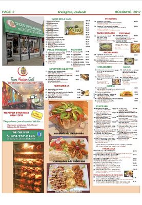 Menu photo 1 Taco's Mexican Grill Irvington, NJ Menu photo 1 Taco's Mexican Grill Irvington, NJ