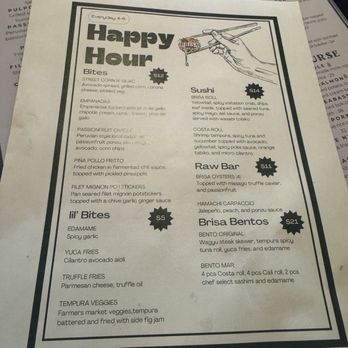 Brisa Restaurant & Bar - Happy Hour menu - Bars Near Me - San Diego, California Brisa Restaurant & Bar - Happy Hour menu - Bars Near Me - San Diego, California