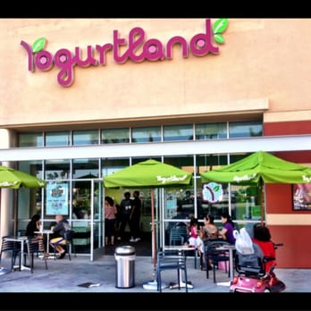 Yogurtland - Exterior w patio tables - Ice Cream & Frozen Yogurt Near Me - Carson, California Yogurtland - Exterior w patio tables - Ice Cream & Frozen Yogurt Near Me - Carson, California