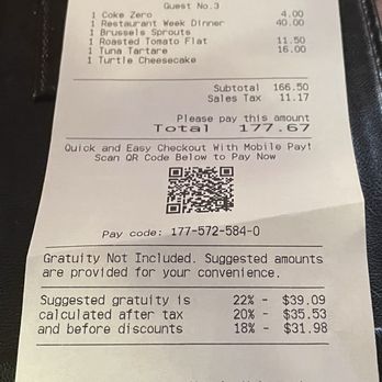 Seasons 52 - Receipt for the three of us. - New American Near Me - Altamonte Springs, Florida Seasons 52 - Receipt for the three of us. - New American Near Me - Altamonte Springs, Florida