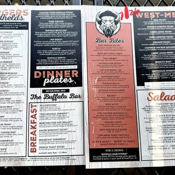 The Buffalo Bar - Everything on the menu was delicious! (July 2026) - American Near Me - West Yellowstone, Montana The Buffalo Bar - Everything on the menu was delicious! (July 2026) - American Near Me - West Yellowstone, Montana