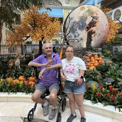 Island View Casino Resort - My disabled dad and disabled daughter .