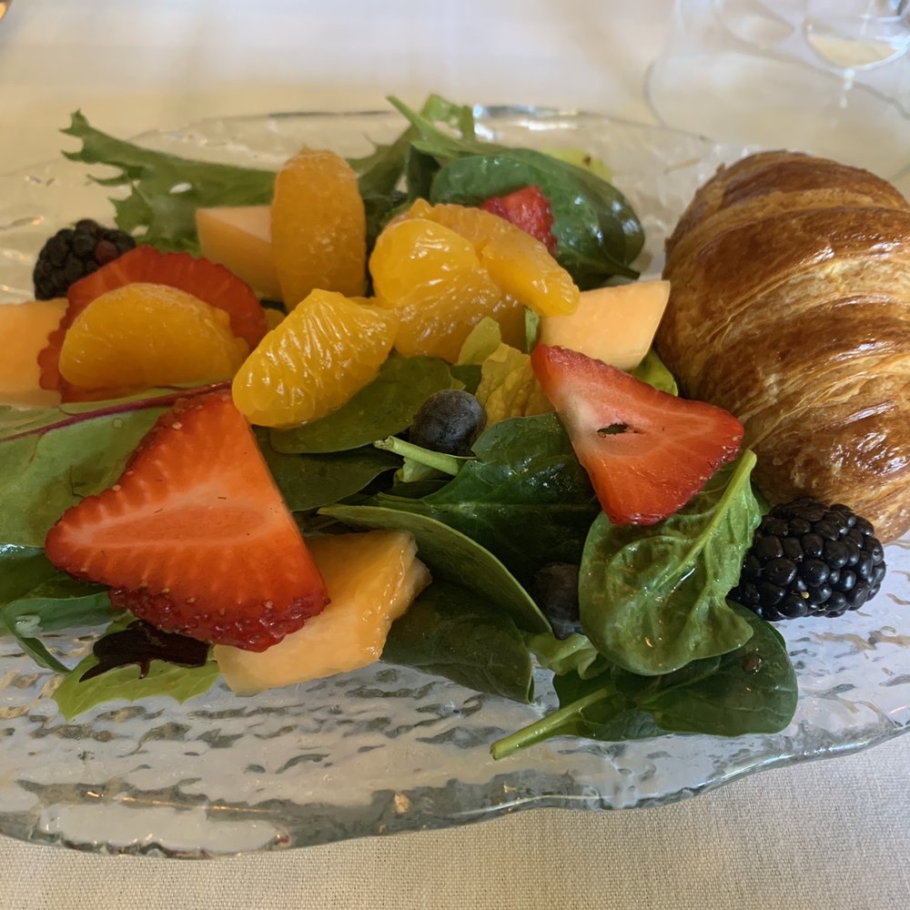 Suzette's Creperie - Complimentary salad - French Near Me - Wheaton, Illinois