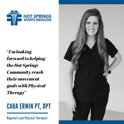 Hot Springs Sports Medicine - Cara Erwin, PT, DPT