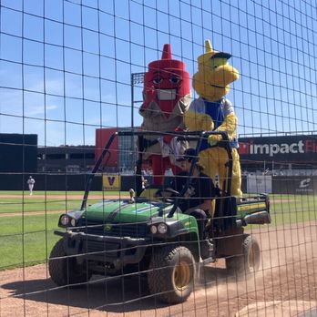 Impact Field - Mascots. Ketchup and Squeeze. Yep. - Baseball Fields Near Me - Rosemont, Illinois Impact Field - Mascots. Ketchup and Squeeze. Yep. - Baseball Fields Near Me - Rosemont, Illinois