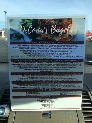 Menu photo 6 De Coria’s Bagels Belmont, NC