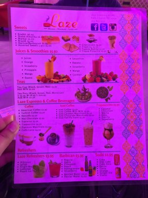 Menu photo 2 Laze cafe Falls Church, VA