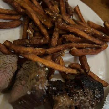 Broken Oar Restaurant - Medallions with sweet potato fries - American Near Me - Moab, Utah
