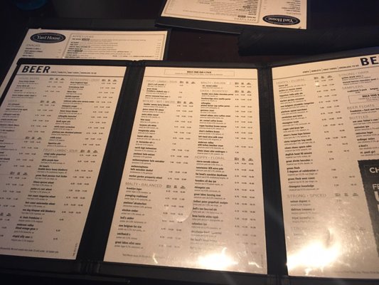Menu photo 5 Yard House Westlake, OH