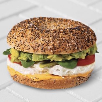 Manhattan Bagel - This was what I was sold on. The picture before this one was what I got . - Bagels Near Me - Williamsburg, Virginia