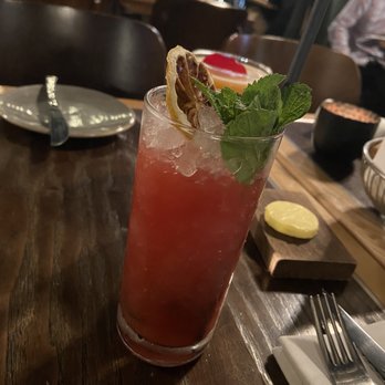 Heddon Street Kitchen - Raspberry Mojito - Modern European Near Me - London, XGL