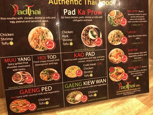 Menu photo 4 Pad Thai Sitges, B