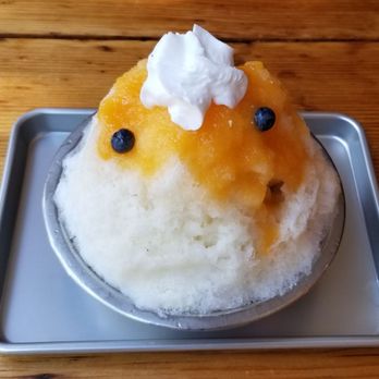 Courier Coffee Roasters - Cantaloupe with yuzu mint kakigori (shaved ice) - Coffee Roasteries Near Me - Portland, Oregon