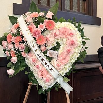 Zuniga Flowers - Funeral wreath with spray - Florists Near Me - Los Angeles, California Zuniga Flowers - Funeral wreath with spray - Florists Near Me - Los Angeles, California