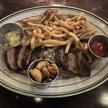 LUXBAR - Steak Frites with Garlic - Bars Near Me - Chicago, Illinois