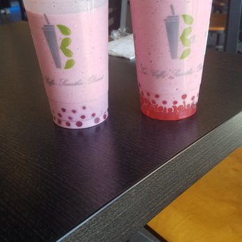 Boba Lush - Strawberry and strawberry banana smoothies with strawberry boba - Bubble Tea Near Me - Murphy, Texas Boba Lush - Strawberry and strawberry banana smoothies with strawberry boba - Bubble Tea Near Me - Murphy, Texas