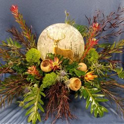 Mary Jane's Flowers - Sympathy arrangement with keepsake gift
