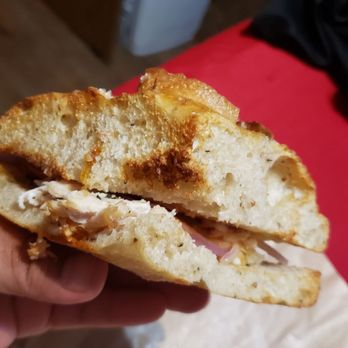 Panera Bread - The frontega sandwich right out of the wrap. All bread, no ingredients?! - Salad Near Me - South Gate, California Panera Bread - The frontega sandwich right out of the wrap. All bread, no ingredients?! - Salad Near Me - South Gate, California