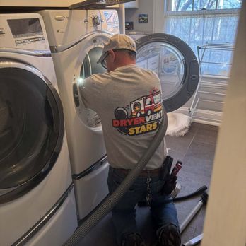 Dryer Vent Stars - Cleaning the inside and lint trap area. - Air Duct Cleaning Near Me - Columbus, Ohio