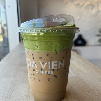 Da Vien Coffee - Vietnamese Coffee-Caf Sua Da with Matcha Foam* - Desserts Near Me - Westminster, California Da Vien Coffee - Vietnamese Coffee-Caf Sua Da with Matcha Foam* - Desserts Near Me - Westminster, California