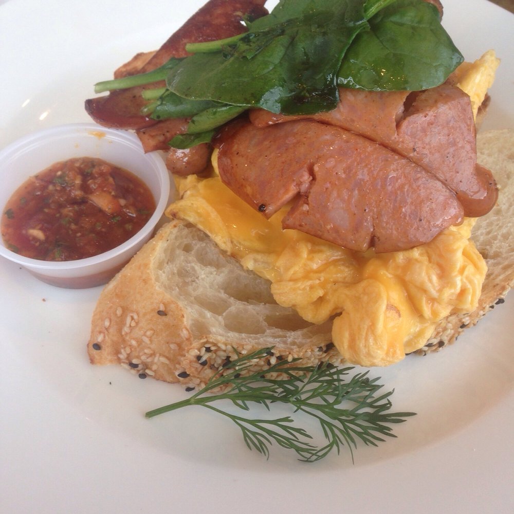 Spicy chorizo with scrambled eggs