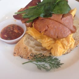 Spicy chorizo with scrambled eggs Spicy chorizo with scrambled eggs