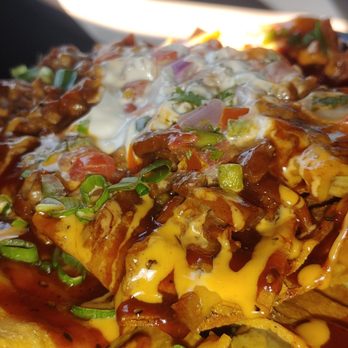 Houston Sauce Pit - Special: Trill Nachos with chopped veef. - Vegan Near Me - Houston, Texas Houston Sauce Pit - Special: Trill Nachos with chopped veef. - Vegan Near Me - Houston, Texas