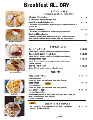 Menu photo 2 JB's German Restaurant and Bakery  Corpus Christi, TX