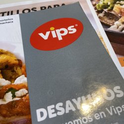 Vips - La carta de desayunos.