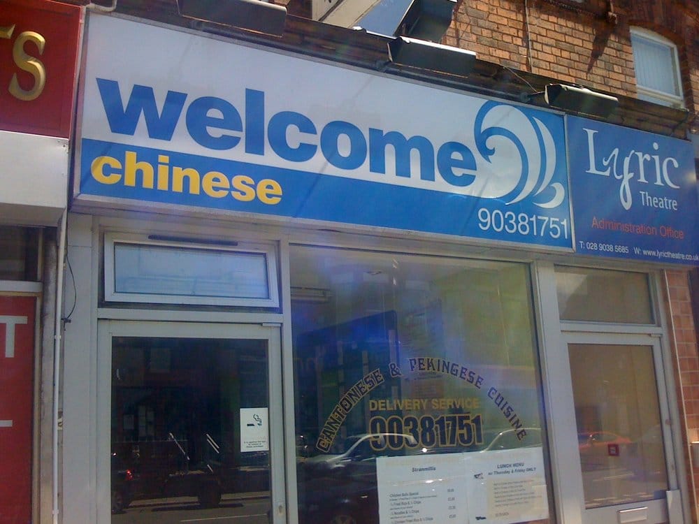 CHINESE TAKE AWAY Updated April 2024 88 Stranmillis Road