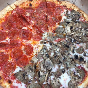 Wicked Slice - Awesome 1/2 pepperoni and 1/2 hamburger, mushroom, and mozzarella pizza. The best pizza in Coventry. - Pizza Near Me - Coventry, Connecticut Wicked Slice - Awesome 1/2 pepperoni and 1/2 hamburger, mushroom, and mozzarella pizza. The best pizza in Coventry. - Pizza Near Me - Coventry, Connecticut