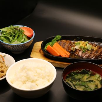 Tanto Japanese Restaurant - Garlic Steak Set Meal (Lunch) - Tapas/Small Plates Near Me - Sunnyvale, California Tanto Japanese Restaurant - Garlic Steak Set Meal (Lunch) - Tapas/Small Plates Near Me - Sunnyvale, California